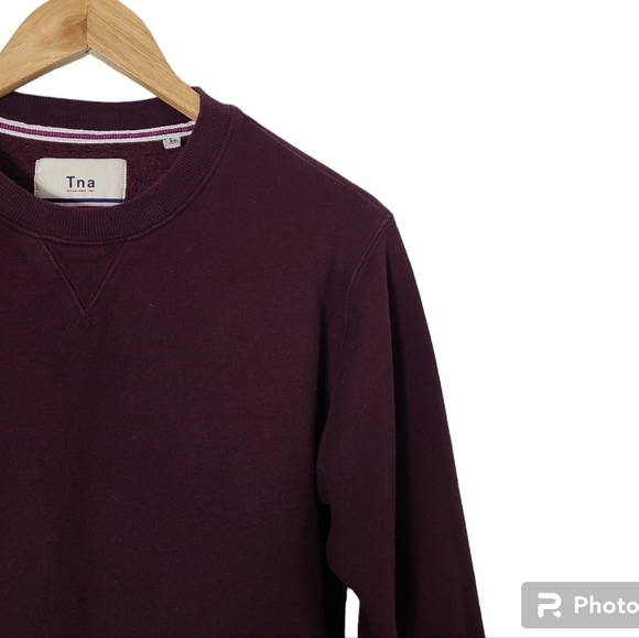 Aritzia TNA Cozy Fleece Perfect Crew Sweatshirt Women's Size XS - Picture 13 of 16